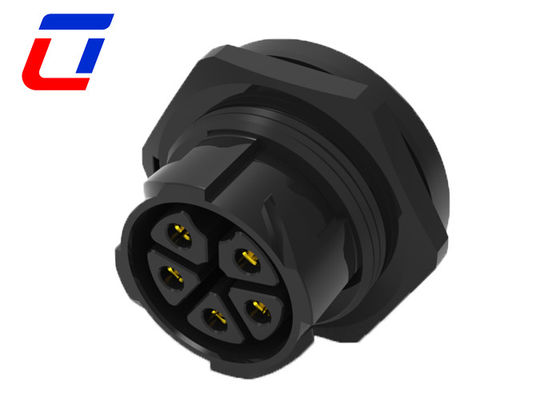 Αδιάβροχο 5pin αρσενικό θηλυκό σύνδεσμο IP67 30A σύνδεσμοι υψηλού ρεύματος