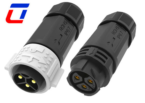 30A 3 Pin 600V κυκλικό σύνδεσμο καλωδίου γρήγορης απελευθέρωσης Αδιάβροχο αρσενικό προς θηλυκό