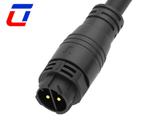IP67 10 Gauge 2 Pin Αδιάβροχος Συνδέτης Δίπλωσης DC M25 Σύνδεσμος καλωδίου γρήγορου κλειδώματος