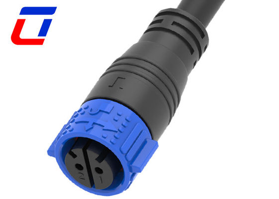 IP67 10 Gauge 2 Pin Αδιάβροχος Συνδέτης Δίπλωσης DC M25 Σύνδεσμος καλωδίου γρήγορου κλειδώματος