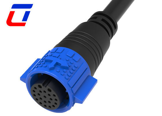 Στρογγυλομόρφωτες συνδέσεις καλωδίων M19 Multi Pin Waterproof IP67