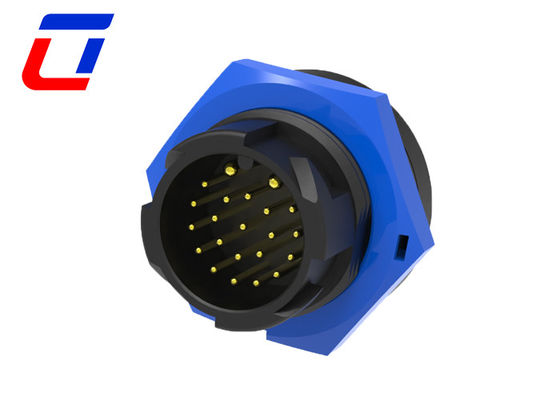 Στρογγυλομόρφωτες συνδέσεις καλωδίων M19 Multi Pin Waterproof IP67