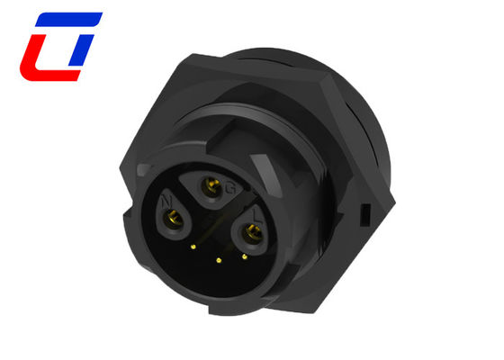 Άνδρας καλώδιο θηλυκό 6 Pin Multi Pin συνδετήρες Αδιάβροχο πίνακα Mount M19 IP67