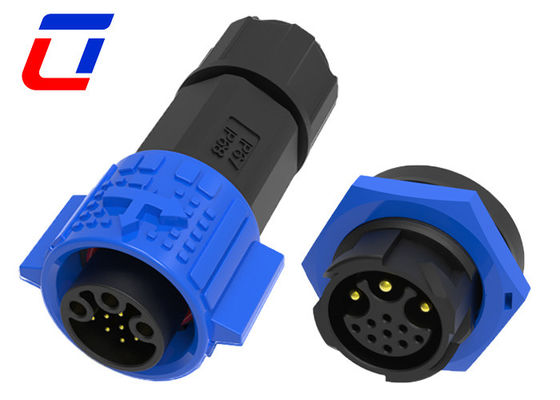 XLR Plug Socket Αδιάβροχα Multi Pin Connectors 300V 3 Γυναικεία ισχύς 9 Άνδρας σήμα