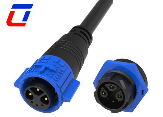 Μαύρο 15A 300V Πολυπινικό Αδιάβροχο Συνδετήρα