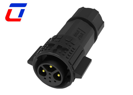 Υδροφρόνητος κυκλικός σύνδεσμος IP67 15A 3+5 Pin για εξωτερικό φωτισμό