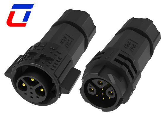 Υδροφρόνητος κυκλικός σύνδεσμος IP67 15A 3+5 Pin για εξωτερικό φωτισμό