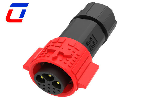 3 9 Pin Plug Socket Πυρόστερος κυκλικός σύνδεσμος IP67