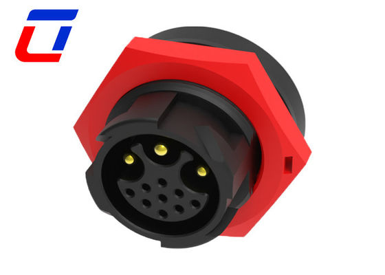 3 9 Pin Plug Socket Πυρόστερος κυκλικός σύνδεσμος IP67