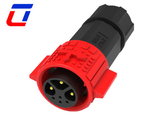 300V Wire To Board IP67 Ανερόστερος σύνδεσμος 3 Πιν αρσενικό ρεύμα 4 Πιν θηλυκό σήμα