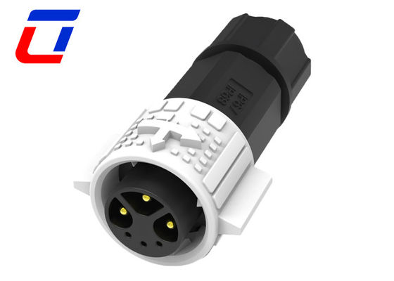 6 Pin Αδιάβροχα LED συνδετήρες 3 Δύναμη 3 Σήμα για τοπίο φωτισμού