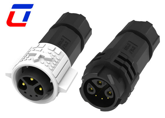 6 Pin Αδιάβροχα LED συνδετήρες 3 Δύναμη 3 Σήμα για τοπίο φωτισμού