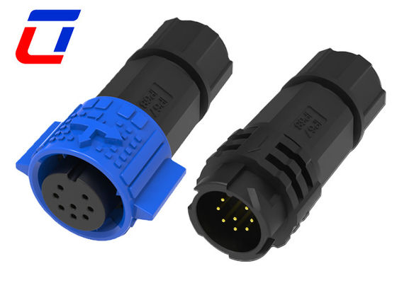 8 πιν Quick Lock Υδατοστεγές ηλεκτρικές συνδέσεις M19 Σημάδι Άντρας Γυναίκα 300V
