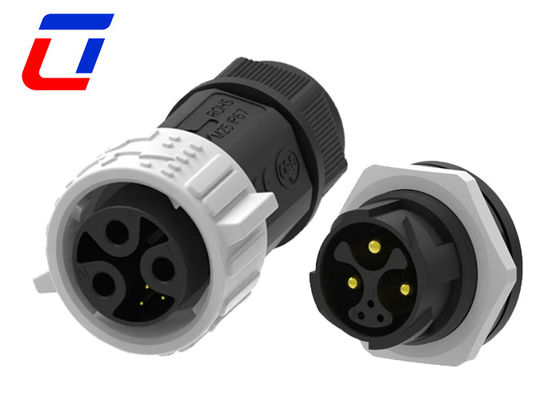 3+2 Pin Panel Mount Waterproof Male Female Connector 50A M25 Γρήγορη κλειδαριά