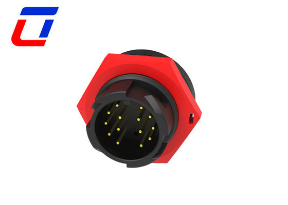 M19 Push Lock Circular 14 Pin Male Female Connector Αδιάβροχο σύρμα προς το σκάφος