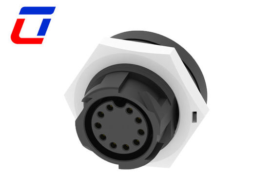 M19 10 Pin εξωτερικός αδιάβροχος σύνδεσμος 5A 120V αρσενικό πλέγμα θηλυκή πρίζα