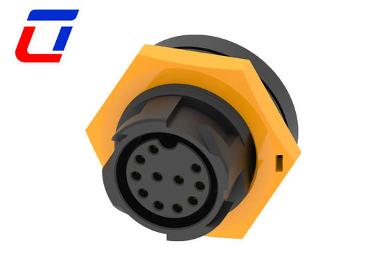 IP67 5A Εξωτερικός 11 Pin Connector Άντρας και θηλυκό Αδιάβροχο κλειδί 300VAC M19