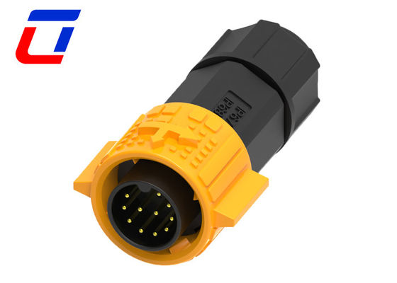 IP67 5A Εξωτερικός 11 Pin Connector Άντρας και θηλυκό Αδιάβροχο κλειδί 300VAC M19