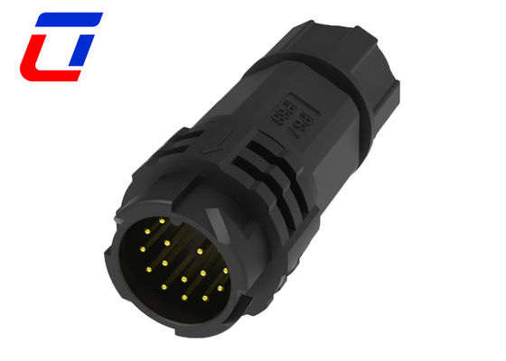 IP67 M19 Εξωτερικές 16 πιν στρογγυλές συνδέσεις καλωδίων ανδρών γυναικών αδιάβροχες