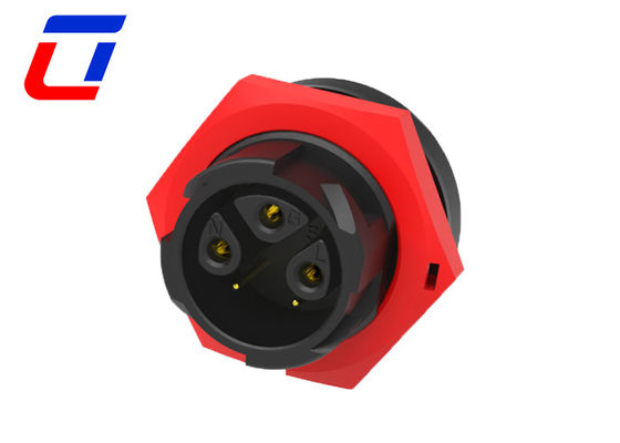 3+2 Pin 15A Αδιάβροχος σύνδεσμος δεδομένων 300V M19 πλαστικοί κυκλικοί σύνδεσμοι
