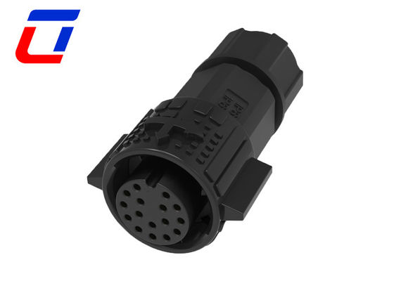 18 Pin Push Lock Αδιάβροχος σύνδεσμος δεδομένων αρσενικό πίνακα Mount κυκλικός σύνδεσμος