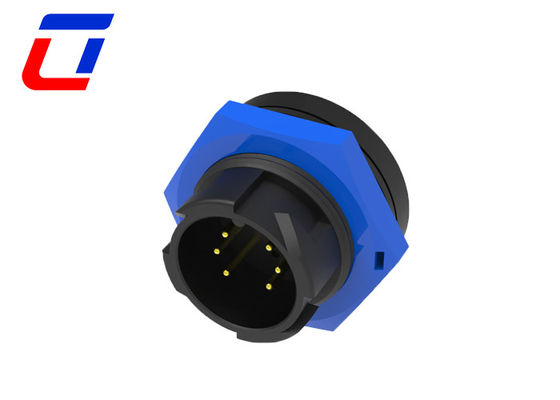 Σύνδεσμος υδατοασφαλούς καλωδίου Quick Lock 6 Core M19 Ip67 Σύνδεσμος τοποθέτησης πάνελ