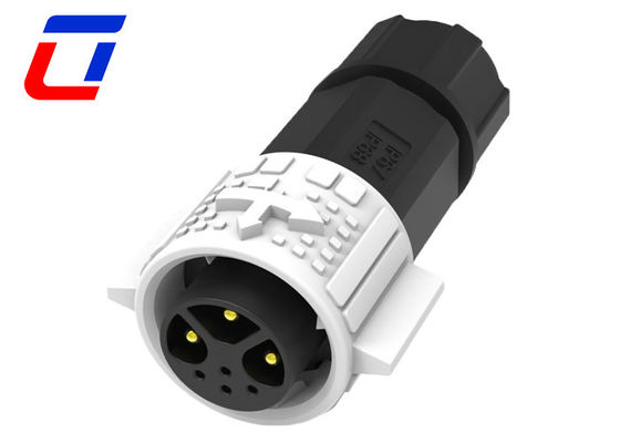 15A Σημάδι ρεύματος 3+4 Pin Αδιάβροχο αρσενικό 7 Pin Plug Γυναικείο συνδετήρα τοποθέτησης πάνελ