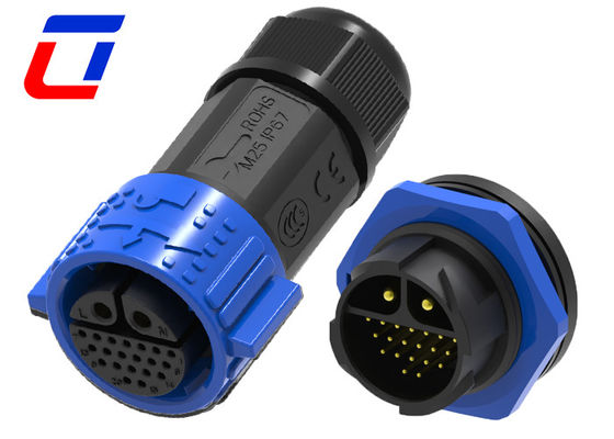 30A 3 Pin 600V κυκλικό σύνδεσμο καλωδίου γρήγορης απελευθέρωσης Αδιάβροχο αρσενικό προς θηλυκό