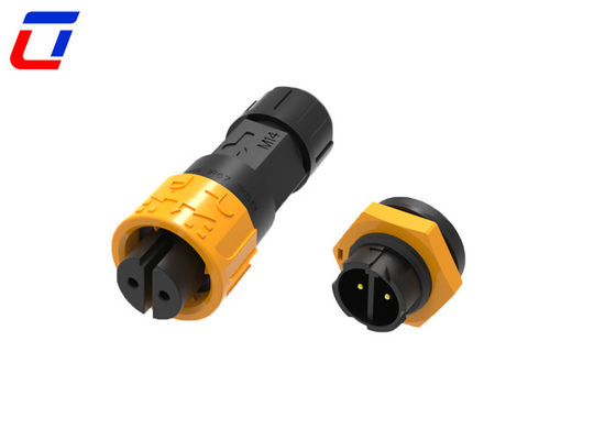 10A 2 Pin 300V κυκλικό σύρμα σύνδεσης Quick Lock Αδιάβροχο θηλυκό προς αρσενικό σύνδεσμο