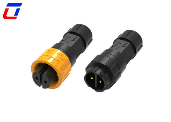 10A 2 Pin 300V κυκλικό σύρμα σύνδεσης Quick Lock Αδιάβροχο θηλυκό προς αρσενικό σύνδεσμο