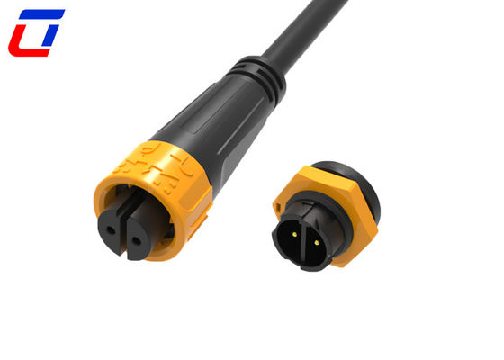 10A 2 Pin 300V κυκλικό σύρμα σύνδεσης Quick Lock Αδιάβροχο θηλυκό προς αρσενικό σύνδεσμο
