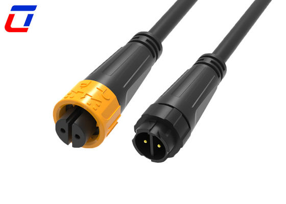 10A 2 Pin 300V κυκλικό σύρμα σύνδεσης Quick Lock Αδιάβροχο θηλυκό προς αρσενικό σύνδεσμο