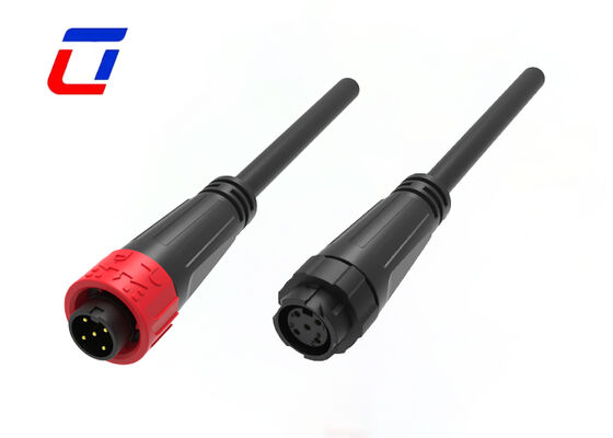 M16 5 Pin 300V Push Lock Πυρόστερος κυκλικός σύνδεσμος IP67 για εφαρμογές βαριάς χρήσης