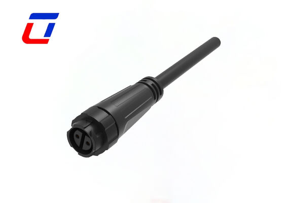 Αδιάβροχος  M16 2 ακροδεκτών κυκλικός ταχείας ασφάλισης  Σύνδεσμος Αρσενικός σε Θηλυκό 300V