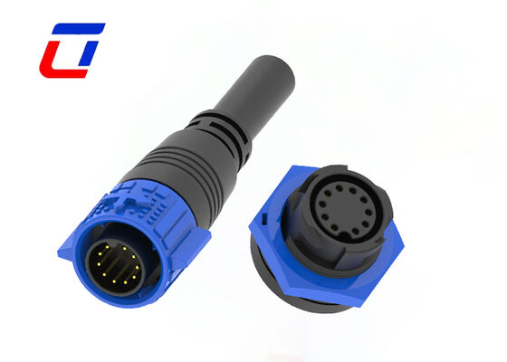 M19 10 Pin Waterproof Quick Disconnect Wire Connectors ODM IP67 Circular Connectors
