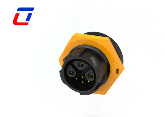 Εξωτερικός αδιάβροχος σύνδεσμος M19 3+4 Pin IP67 Αδιάβροχος σύνδεσμος