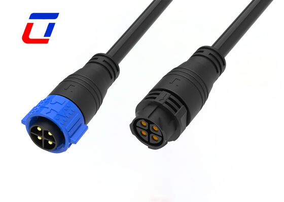 Υδατοασφαλείς ηλεκτρικοί 500V M25 4 πιν υδατοασφαλείς σύνδεσμοι κλειδαριού πίεσης