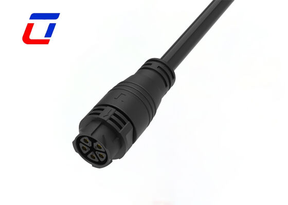 5 πιν βιομηχανική αδιάβροχη ισχύς 300V M25 καλώδιο σπρώξτε κλειδαριά αρσενικό προς θηλυκό σύνδεσμο