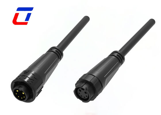 Αδιάβροχος σύνδεσμος πολλαπλών ακίδων M16 2+4 ακίδων Νάιλον Συνδετήρες καλωδίων για βιομηχανικούς αισθητήρες
