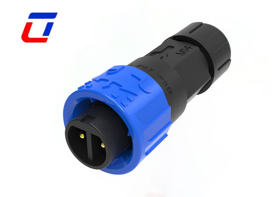 2-Πιν κυκλικός σύνδεσμος τροφοδοσίας M16 10A 300V Αδιάβροχος αρσενικός θηλυκός βύσμα