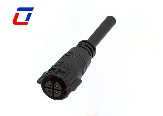 M19 15A 4 Pin Wire To Wire Connector IP67  Συνδετήρες Push Lock Outdoor Power