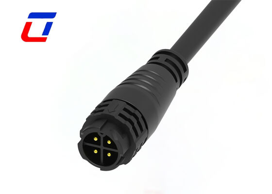 M19 15A 4 Pin Wire To Wire Connector IP67  Συνδετήρες Push Lock Outdoor Power