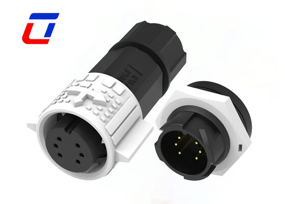 15A M19 6Pin Αδιάβροχο χαμηλής τάσης συνδετήρες ODM Plug And Socket Connector