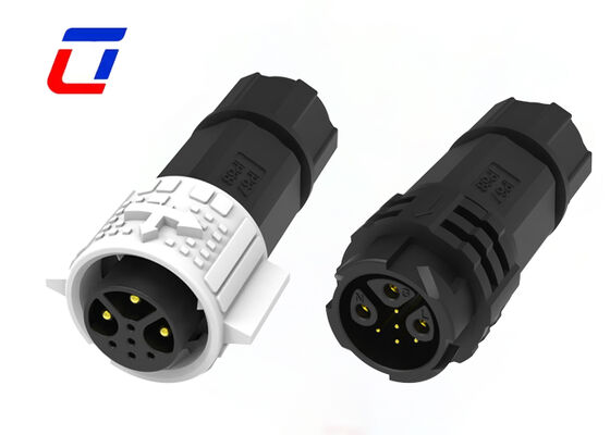 300V M19 male female IP67 waterproof connectors self locking 3+5 pin connector