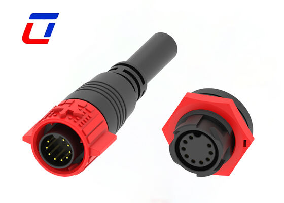 M19 Άντρας-Γυναίκα Συναρμολόγηση 9Pin Σημάδι Εξωτερικό Αδιάβροχο Καλώδιο προς το σκάφος