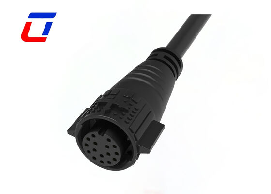 PA66 16 Pin Round Connector M19 Άνδρας και γυναίκα Push Lock Wire To Wire Connectors
