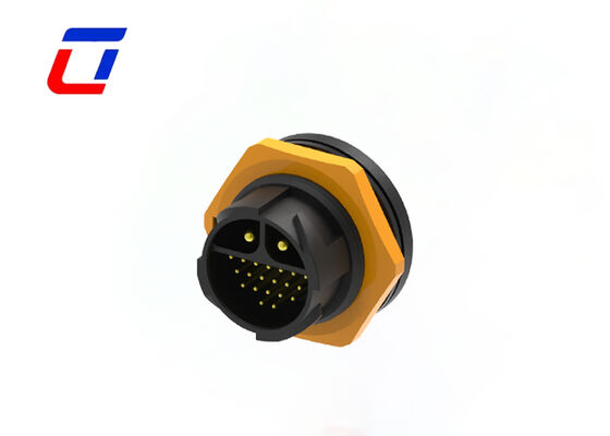 Συνδετήρες κυκλικοί Push Pull M25 2+20 Pin 300V, βύσμα και υποδοχή