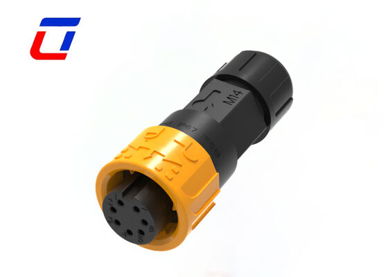 CE M16 Wire Splice Connector Αδιάβροχο 7 Pin εξωτερικό καλώδιο Nylon Connector