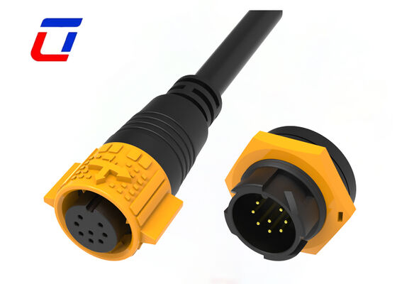 8pin 300V αρσενικό θηλυκό καλώδιο σύνδεσης M19 Wire To Board σήμα σύνδεσης γρήγορη απελευθέρωση