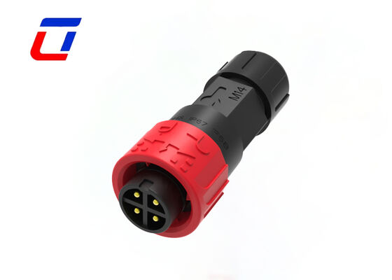 M16 Άνδρας Γυναίκα Συνδετήρας 10A 4 Πιν TUV Plug Socket Connectors για την ενέργεια